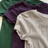 Pointelle Texture Tee
