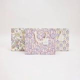 Lavender Hand Block Printed Gift Bag (1 Medium Bag)