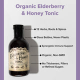 Elderberry & Honey Tonic, 16 oz