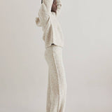 Oatmeal Shearling Lounge Pants