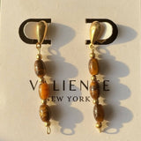 Tigers eye earrings
