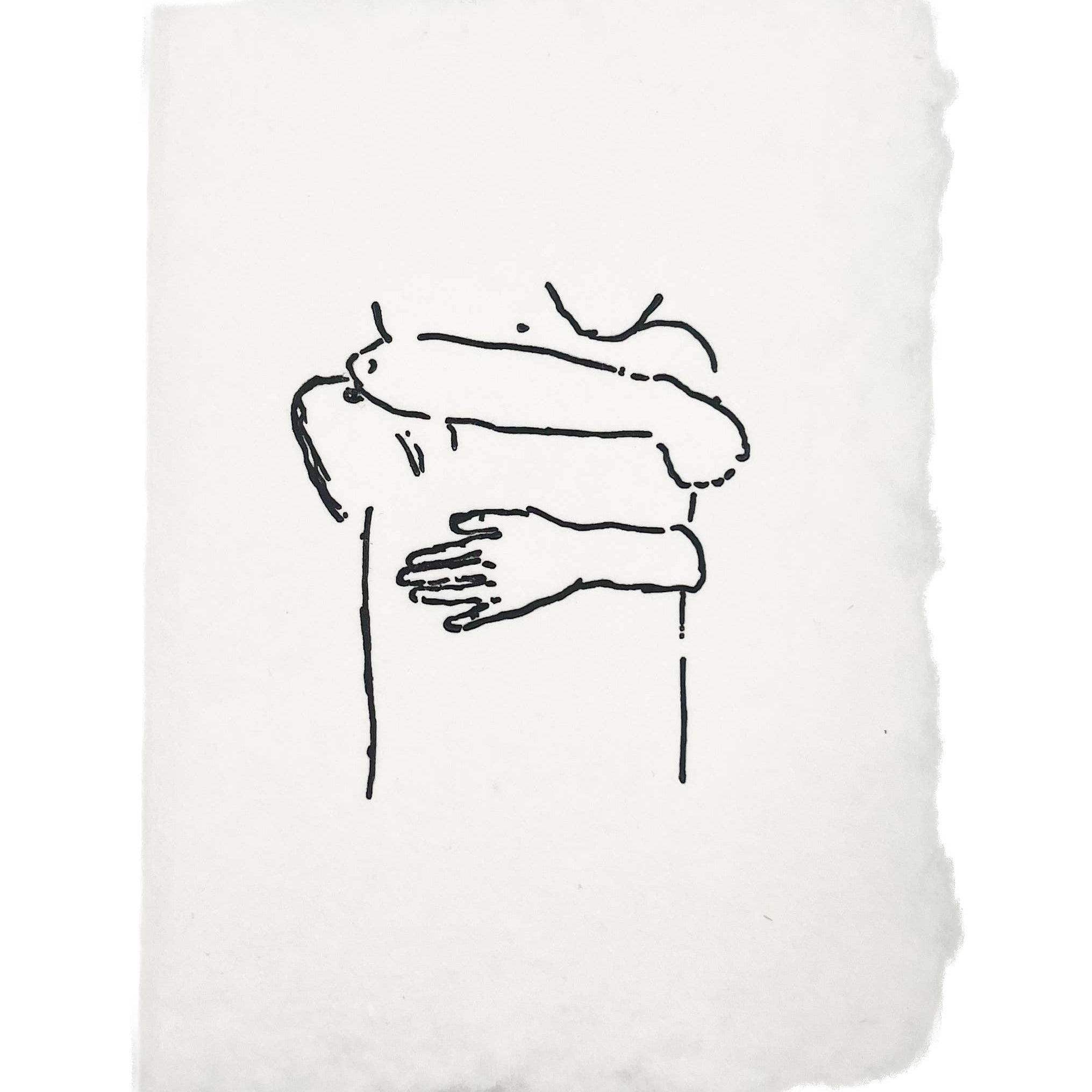 Hug sketch Card