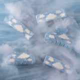 Lucy Hair Claw - Blue Sky With White Clouds Hair Clip