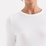 Women's  Perfect Rib Crewneck Long Sleeve Tee