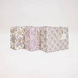Lavender Hand Block Printed Gift Bag (1 Medium Bag)