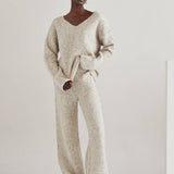 Oatmeal Shearling Lounge Pants