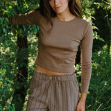 Bebe Organic Cotton Long Sleeve Top