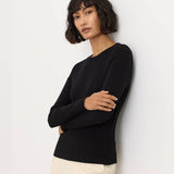 Women's  Perfect Rib Crewneck Long Sleeve Tee
