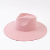 Pink Vegan Felt Rancher Hat