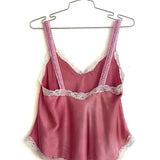 Sonnet Camisole in Rose Silk Charmeuse