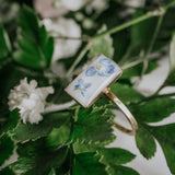 Forget Me Not Botanical Ring