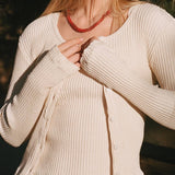 Pointelle Cardigan