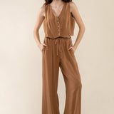 Wide Leg Linen Pant