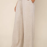 Wide Leg Linen Pant