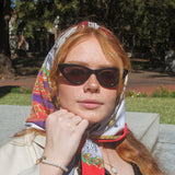 Baby Blue Cameo Necklace