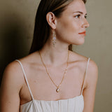 Purple Bloom Flower-Pressed Earrings