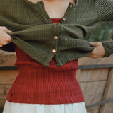 Pointelle Cardigan