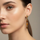 Tigers eye earrings