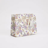 Lavender Hand Block Printed Gift Bag (1 Medium Bag)