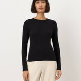 Women's  Perfect Rib Crewneck Long Sleeve Tee