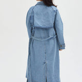 Ryland Trench Coat { Indigo Rinse}