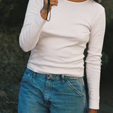 Bebe Organic Cotton Long Sleeve Top