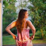 Sonnet Tie Panty in Rose Silk Charmeuse