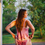 Sonnet Tie Panty in Rose Silk Charmeuse