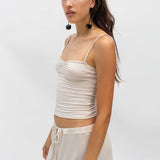 Eva Bone Top Sweetheart Neckline Top