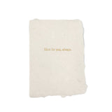 Here for you, always card