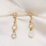 Myrtle Earrings in Gold