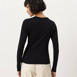 Women's  Perfect Rib Crewneck Long Sleeve Tee