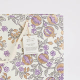 Lavender Hand Block Printed Gift Bags (1 Large Bag)