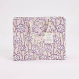 Lavender Hand Block Printed Gift Bag (1 Medium Bag)