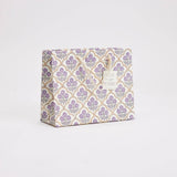 Lavender Hand Block Printed Gift Bag (1 Medium Bag)