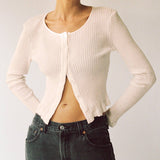 Pointelle Cardigan