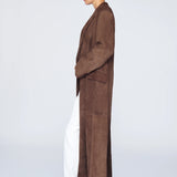 Ducie Aggie Suede Maxi Leather Coat SIZE XS [PRELOVED]
