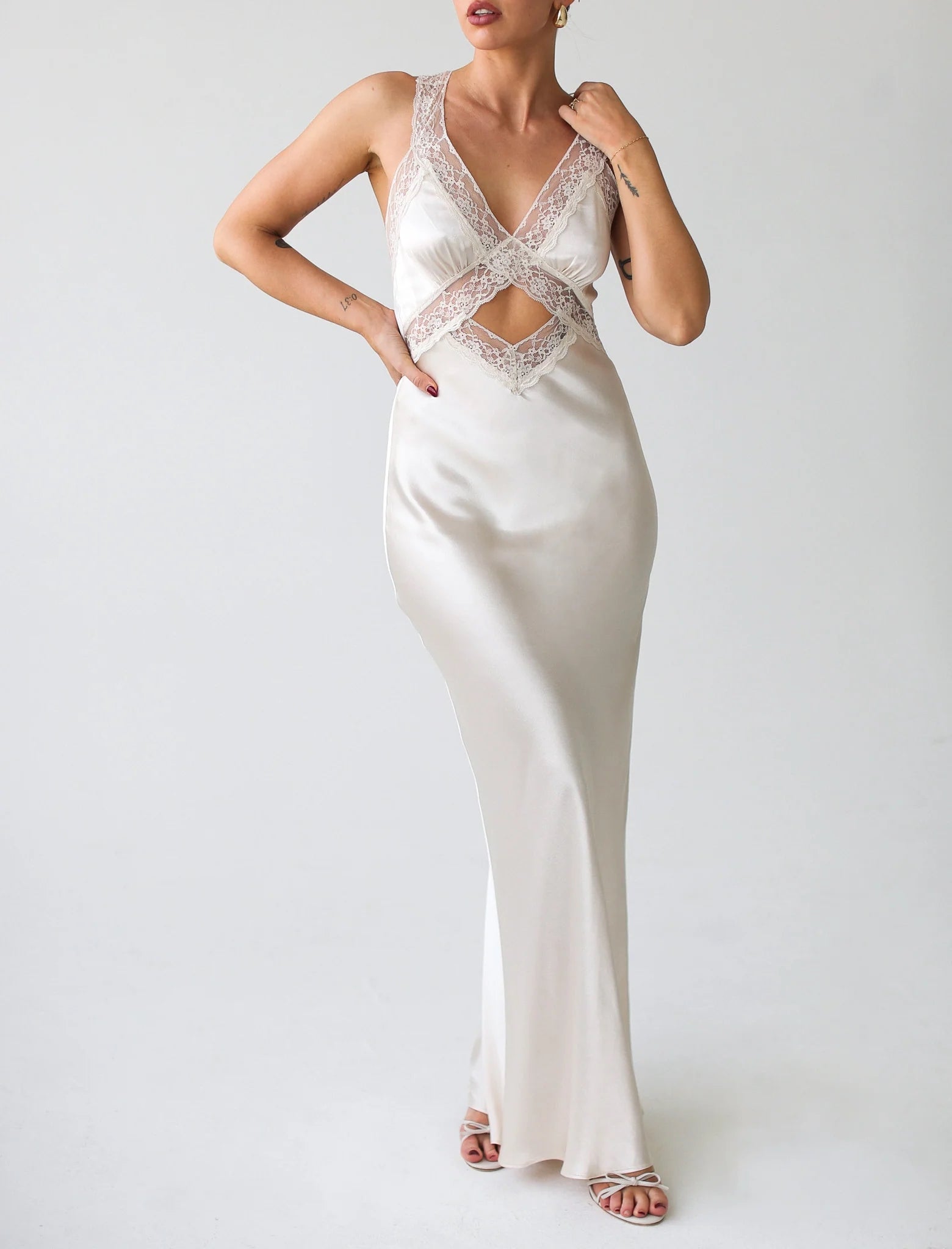Ivory Crossroads Maxi Dress Ivory Crossroads Maxi Dress