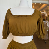 Kara Thoms Lela Top and Edie Skirt In Earth Shade [SIZE SMALL] PRELOVED