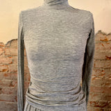 Whipped Track Pant [MED] & Turtleneck (XS)  In Heather Grey [PRELOVED]
