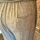 Whipped Track Pant [MED] & Turtleneck (XS)  In Heather Grey [PRELOVED]