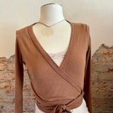Dance Wrap Top, in Terracotta SIZE XS [PRELOVED]