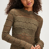 Free People Angelina Body Suit in Vetiver Size XS/SM [PRELOVED]