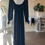 Black Doen Longsleeve Cottage Dress Size XSMALL [PRELOVED]