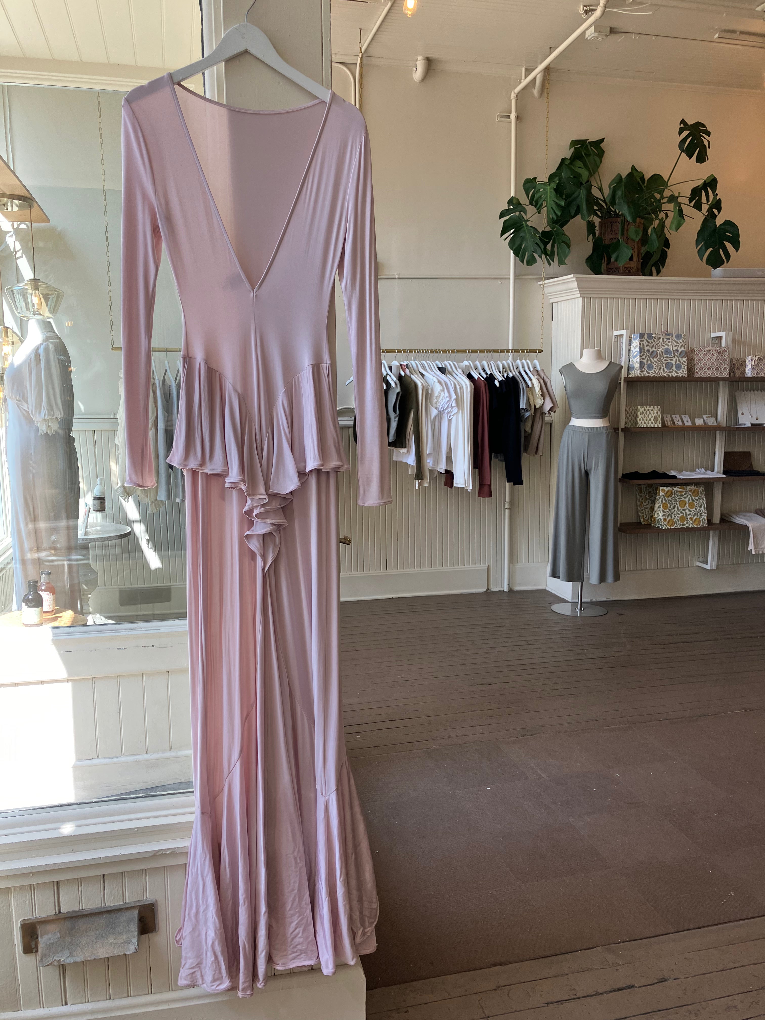 amala jersey dress Helsa Amala Jersey Dress in Lavender