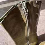 Olive Distressed Jeffrey Campbell Be Bold Bootie SIZE 7 1/2 [PRELOVED]