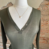 Moss Whipped Henley Shirt & Long Underwear/Brand Negative, SIZE XS [PRELOVED]