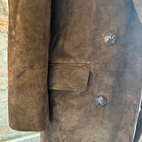 Ducie Aggie Suede Maxi Leather Coat SIZE XS [PRELOVED]