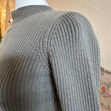 Ozma of California GREEN Mock Neck Ribbed Pant Sweater Set SIZE XS {PRELOVED}
