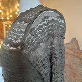 Free People Angelina Body Suit in Vetiver Size XS/SM [PRELOVED]